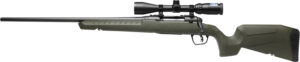 Savage Arms 32182 Axis 2 XP Combo Full Size 223 Rem 4+1 22" Black Sporter Barrel, Black Carbon Steel Receiver Drilled & Tapped, OD Green Fixed Synthetic Stock, Weaver 3-9x40mm Scope, Left Hand