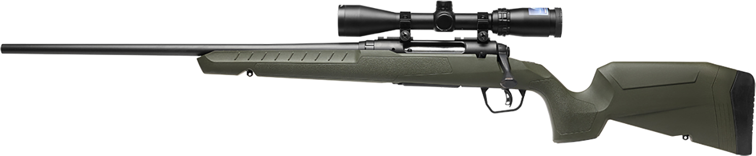 Savage Arms 32192 Axis 2 XP Combo 30-06 Springfield 4+1 22" Black Sporter Barrel, Black Drilled & Tapped Steel Receiver, Fixed OD Green Synthetic Stock, Left Hand, Boresighted 3-9x40mm