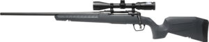 Savage Arms 32205 Axis 2 XP Combo Full Size 22-250 Rem 4+1 22" Black Sporter Barrel, Black Carbon Steel Receiver Drilled & Tapped, Gray Fixed Synthetic Stock, Weaver 3-9x40mm Scope, Left Hand
