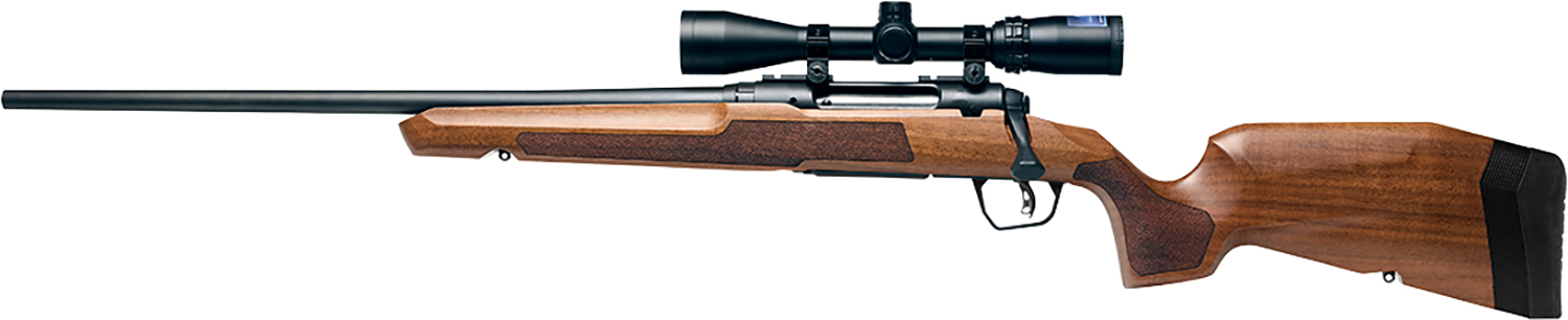 Savage Arms 32277 Axis 2 XP Combo 270 Win 4+1 22" Matte Black Sporter Barrel & Drilled & Tapped Carbon Steel Receiver, Ergonomic Hardwood Stock, Left Hand, Weaver 3-9x40mm Scope