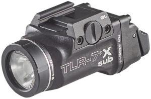 Streamlight 69405 TLR-7 X Sub USB  Black Anodized 500 Lumens  White LED Glock 43X MOS/48 MOS/43X/48