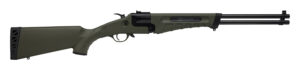 Savage Arms 23002 42 Takedown Full Size 22 LR/410 Gauge 1rd 20" Black Satin Sporter Barrel, Satin Black Carbon Steel Receiver, OD Green Fixed Synthetic Stock, Ambidextrous