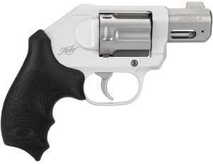 Kimber Mfg, Inc 3400034 K6XS  Small 38 Special +P 6 Shot 2" Glass Bead Stainless Steel Barrel, Silver KimPro II Aluminum Frame, Black Hogue Rubber Grip, Concealed Hammer