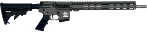 Great Lakes Firearms GL15400SSTNG AR-15  400 Legend 5+1 16" Stainless Threaded Barrel, Tungsten Cerakote Picatinny Rail Aluminum Receiver, Adjustable Black Synthetic Stock, Mil-spec Polymer Grip