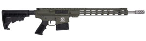 Great Lakes Firearms GL10308SSODG GLFA  308 Win 10+1 18" Stainless Threaded Barrel, OD Green Cerakote Picatinny Rail Aluminum Receiver, 6 Position Mil-Spec Black Synthetic Stock, Mil-spec Polymer Grip