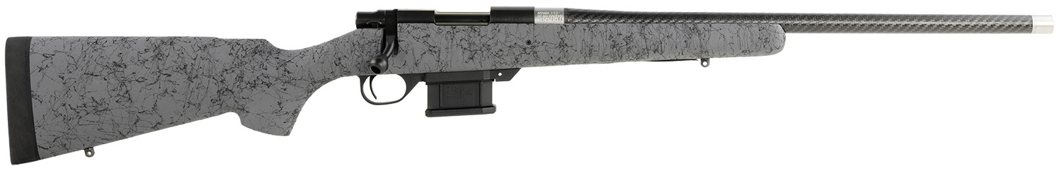Howa HHSCF6ARCGRYBLK M1500 Mini Action Full Size 6 ARC 5+1 20" Black Threaded Barrel, Matte Blue Steel Receiver Drilled & Tapped, HS Precision Gray Synthetic Stock