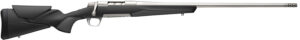 Browning 036008227 X-Bolt 2 Hunter Full Size 7mm Rem Mag 3+1 26" Stainless Steel Threaded Barrel, Drilled & Tapped Stainless Steel Receiver, Adj Vari-Tech Black Composite Stock w/Adjustable Comb & LOP