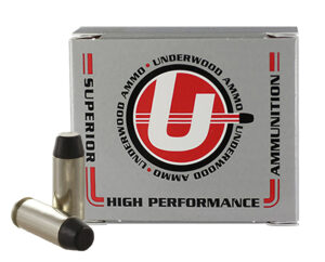 Underwood Ammo 242   10mm 220gr Hard Cast Flat Nose 20 Per Box/10 Case