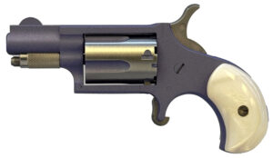 North American Arms 22LRORCHID Mini-Revolver  22 LR 5 Shot 1.13" Orchid Cerakote Stainless Steel Barrel & Frame, Orchid/Stainless Cylinder, White Pearlite Grip, Stainless Exposed Hammer