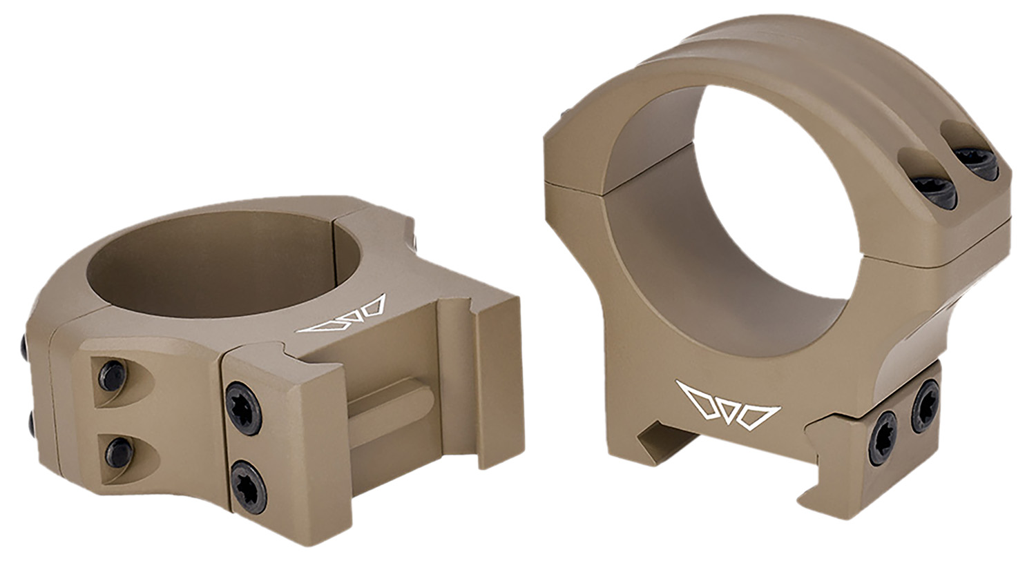 Warne 8513DE HyperLite Dark Earth Cerakote MagnaFusion Alloy 30mm Tube Maxima/Weaver/Picatinny