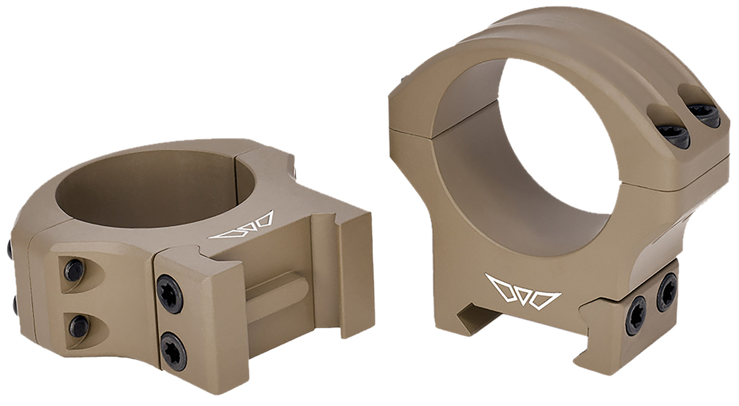 Warne 8514DE HyperLite Dark Earth Cerakote MagnaFusion Alloy 30mm Tube Maxima/Weaver/Picatinny