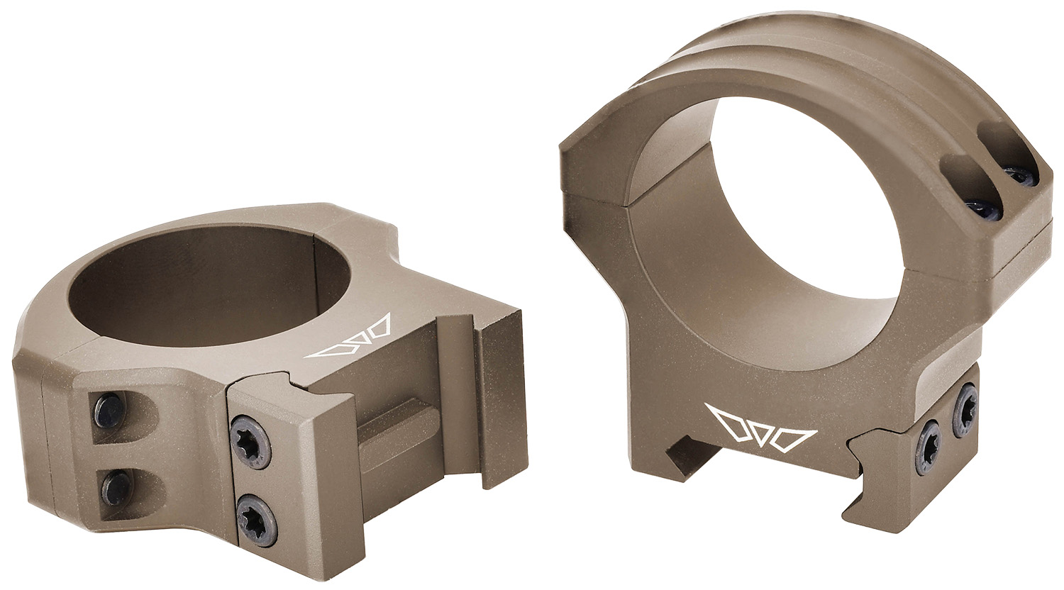 Warne 8501TM HyperLite Dark Earth Cerakote MagnaFusion Alloy 1" Tube Picatinny Rail/Weaver/Maxima Fits Tikka