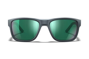 Wiley X AC6OVN17 Ovation Green Mirror Lens Dark Gray Frame
