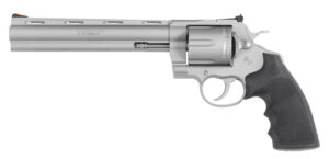 Colt Mfg ANACONDASM8RTS Anaconda  44 Mag 6rd Shot 8" Matte Stainless Vent Rib Barrel, Cylinder & Frame, Black Grip