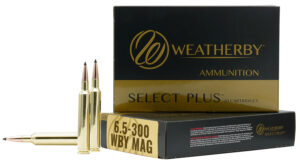 Weatherby H653140IL Select 6.5x300 Wthby Mag 140 gr 3275 fps Hornady Interlock 20 Bx/10 Cs