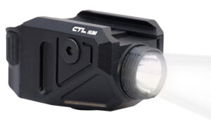 Viridian 9300050 CTL Slim C Series Black Glock 43X/48 MOS 550 Lumens 25 Yards Day/1 Mile Night Beam Rail Mount