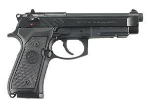 Beretta USA JS92M9A1 92FS Type M9A1 Full Size Frame 9mm Luger 10+1 4.90" Black Barrel, Black Bruniton Steel Serrated Slide, Black Aluminum Frame w/Picatinny Rail, Black Textured Grip