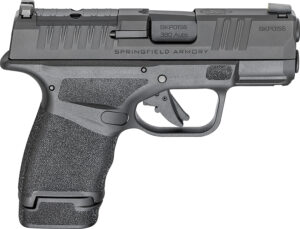 Springfield Armory HC931380BOSP Hellcat OSP Micro Compact 380 ACP 13+1 3" Black Melonite Steel Barrel & Optic Ready/Serrated Slide, Black Polymer Frame w/Accessory Rail, Adaptive Texture Grip