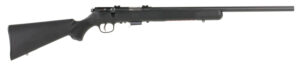 Savage Arms 93200 93 FV Full Size 22 WMR 5+1 21" Matte Black Heavy Barrel, Matte Black Drilled & Tapped Carbon Steel Receiver, Matte Black Fixed Synthetic Stock, Right Hand