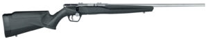 Savage Arms 70802 B Series FVSS Full Size 17 HMR 10+1 21" Matte Heavy Varmint Barrel, Matte Drilled & Tapped Stainless Steel Receiver, Matte Black Fixed Synthetic Stock, Right Hand