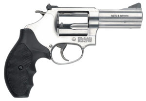 Smith & Wesson 162430 Model 60  357 Mag or 38 S&W Spl +P 5 Shot 3" Stainless Steel Barrel/Cylinder, Satin Stainless Steel J-Frame, Exposed Hammer, Polymer Grip