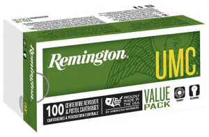 Remington Ammunition 23687 UMC Value Pack 40S&W 180gr Jacketed Hollow Point 100 Per Box/6 Case