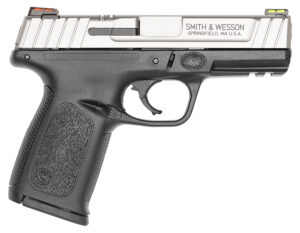 Smith & Wesson 11908 SD40 VE *CA Compliant Compact Frame 40 S&W 10+1 4" Stainless Steel Barrel, Satin Serrated Stainless Steel Slide, Matte Black Polymer Frame w/Picatinny Rail, Black Textured Grip