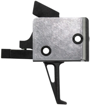 CMC Triggers 91503 Drop-In  Single-Stage Flat Trigger w/ 3-3.50 lbs Draw Weight & Black/Silver Finish