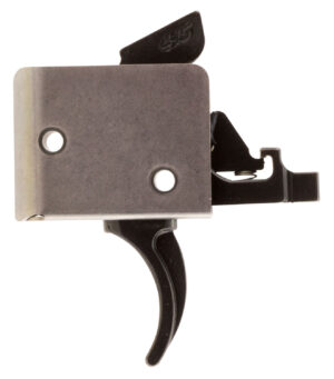 CMC Triggers 92502 Drop-In  Two-Stage Curved Trigger w/ 2 lbs Draw Weight & Black/Silver Finish