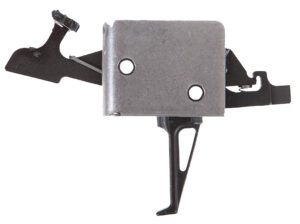 CMC Triggers 92504 Drop-In  Two-Stage Flat Trigger w/ 2 lbs Draw Weight & Black/Silver Finish