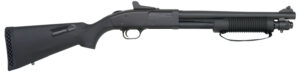 Mossberg 51689 590A1 Class III 12 Gauge 3" 5+1 14" Parkerized Cylinder Bore Barrel Black Rec Black Fixed with Storage Compartment Stock Holds 4 Extra Rounds Right Hand (NFA)