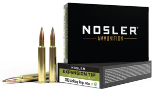 Nosler 40067 E-Tip  280Ackley Improved 140gr E Tip Lead Free 20 Per Box/10 Case