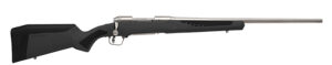 Savage Arms 57053 110 Storm Full Size 30-06 Springfield 4+1 22" Matte Stainless Button-Rifled Barrel, Matte Drilled & Tapped Stainless Steel Receiver, AccuStock Matte Gray Synthetic Stock, Right Hand