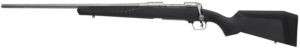 Savage Arms 57085 110 Storm Full Size 223 Rem 4+1 22" Matte Button-Rifled Barrel, Matte Drilled & Tapped Stainless Steel Receiver, AccuStock Matte Gray Synthetic Stock, Left Hand