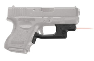 Crimson Trace 0123401 Laserguard  Compatible w/Glock Compact & Sumcompact, Red Laser Black Polymer