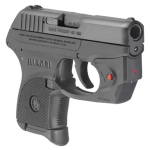RUGER LCPVL 380ACP PSTL BLK RED LASER