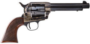 Taylors & Company 4110DE Smoke Wagon Deluxe 45 Colt (LC) 6rd 5.50" Blued Cylinder & Barrel Color Case Hardened Steel Frame Checkered Walnut Grip (Taylor Tuned)