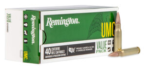 Remington Ammunition 23971 UMC Value Pack 308Win 150gr Full Metal Jacket 40 Per Box/10 Case