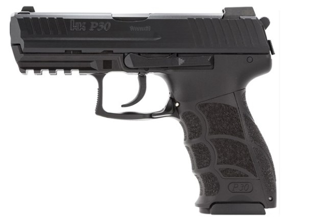H&K P30 V3 DA/SA 9MM 3.85IN BARREL 2-10RD REAR DECOCKING BUTTON