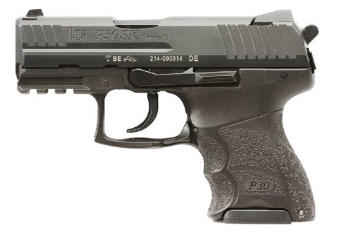 H&K P30SK V3 DA/SA 9MM 3.27IN BARREL 2-10RD REAR DECOCKING BUTTON