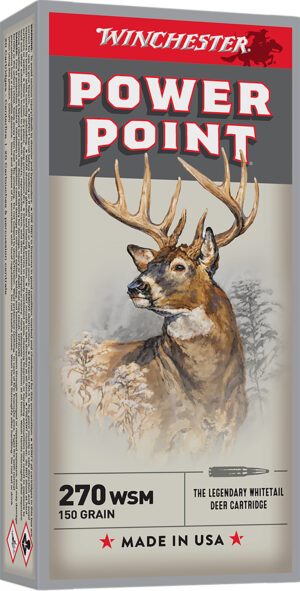 Winchester Ammo X270WSM Power-Point  270WSM 150gr 20 Per Box/10 Case