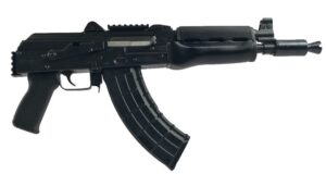 ZASTAVA ZPAP92 AK PISTOL 7.62 X 39 MM WITH BOOSTER DARK WOOD TOP RAIL REAR RAIL 1.5MM RECEIVER BULDGED TRUNNION CHROME LINED 10IN BARREL ZP92762PAM