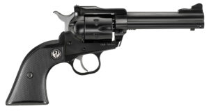 Ruger 0623 Single-Six Convertible 22 LR/22 WMR 6rd 4.62" Blued Alloy Steel Barrel, Cylinder & Frame, Black Checkered Rubber Grip Transfer Bar Safety, Exposed Hammer
