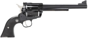 Ruger 0455 Blackhawk  45 Colt (Long Colt) 6rd 7.50" Blued Alloy Steel Barrel, Cylinder & Frame, Black Checkered Rubber Grip, Transfer Bar Safety, Exposed Hammer