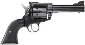 Ruger 0446 Blackhawk Convertible 45 ACP/45 Colt (Long Colt) 6rd 4.63" Blued Alloy Steel Barrel, Cylinder & Frame, Black Checkered Rubber Grip, Transfer Bar Safety, Exposed Hammer