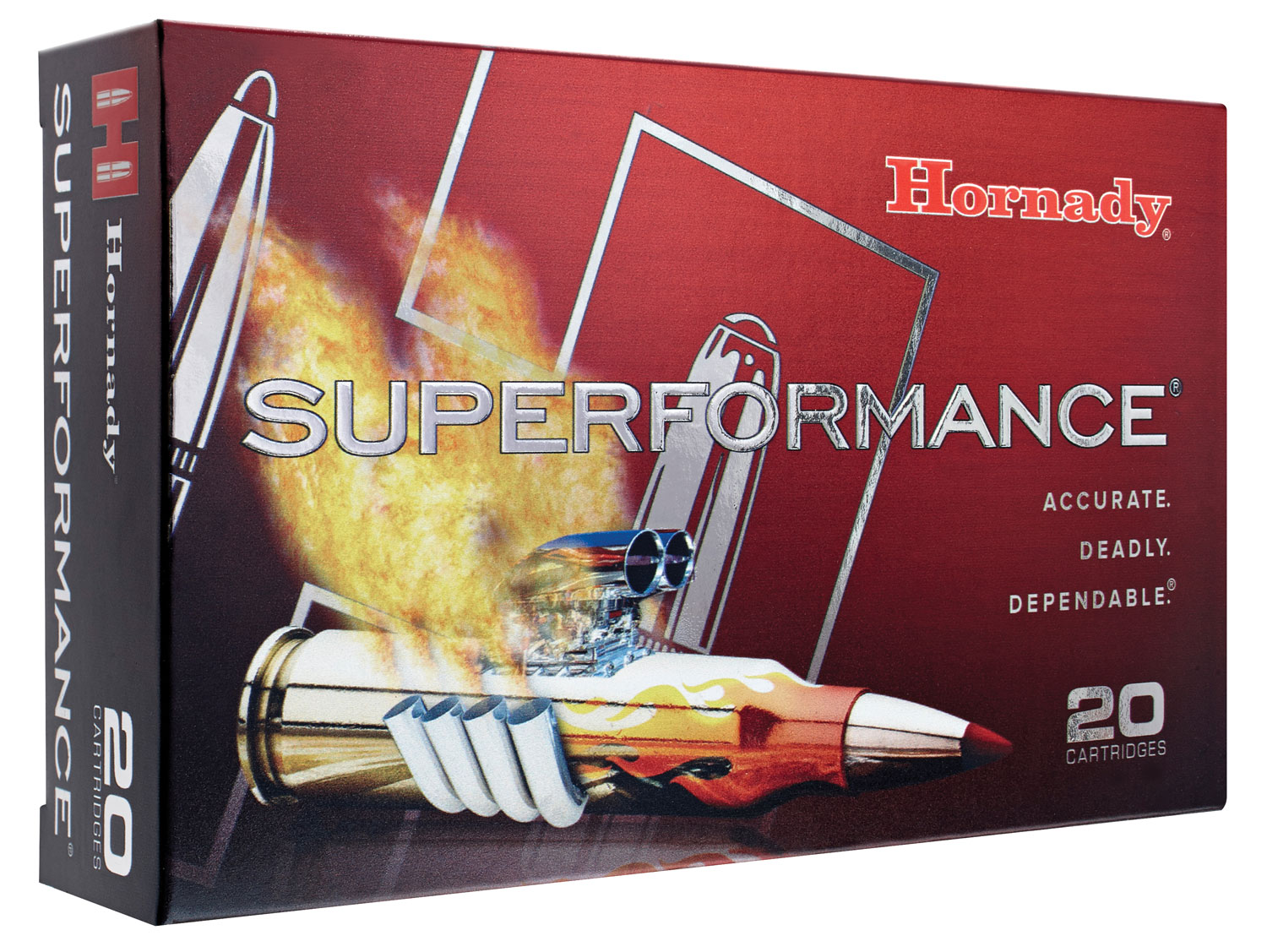 Hornady 80983 Superformance 308Win 165gr Super Shock Tip 20 Per Box/10 Case