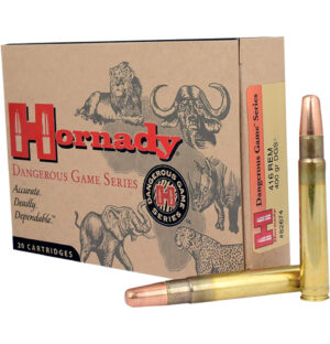 Hornady 82674 Dangerous Game 416RemMag 400gr Dangerous Game Solid 20 Per Box/6 Case