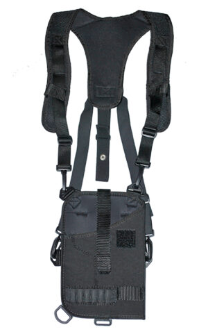 GrovTec US Inc GTHL14902R Trail Pack  Shoulder Black Nylon Harness Fits Med/Lg DA Revolver Ambidextrous