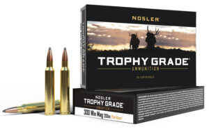 Nosler 60069 Trophy Grade  300WinMag 200gr Nosler Spitzer Partition 20 Per Box/10 Case