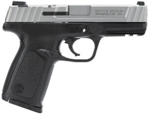 Smith & Wesson 123403 SD40 VE *CA Compliant Compact Frame 40 S&W 10+1, 4" Stainless Steel Barrel, Satin Serrated Stainless Steel Slide, Black Polymer Frame w/Picatinny Rail